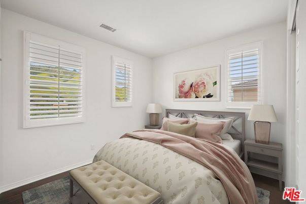 Bedroom, Interior, Wood Texture Flooring
