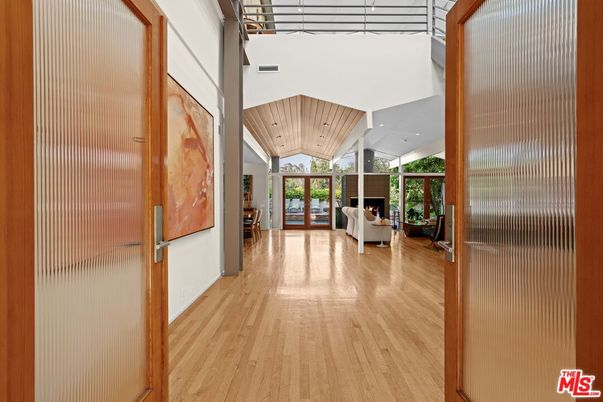 Interior, Recessed Lighting, Wooden Ceilings, Wood Texture Flooring