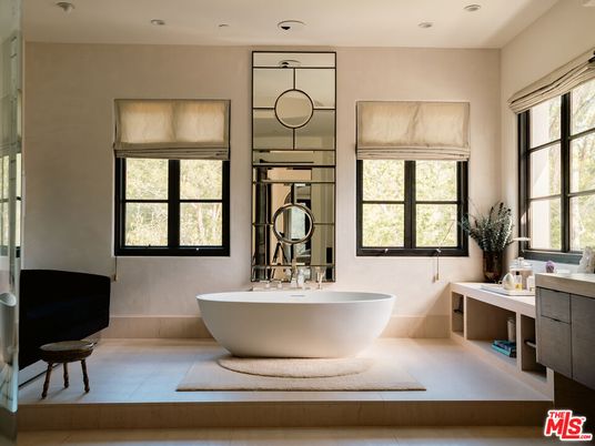 Bathroom, Free Standing Baths, Interior, Recessed Lighting