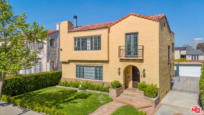 Backyard, Detached Garage, Exterior, Facade, Spanish Mediterranean