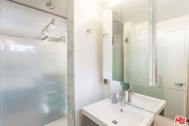 Bathroom, Glass Shower, Interior, Marble Walls
