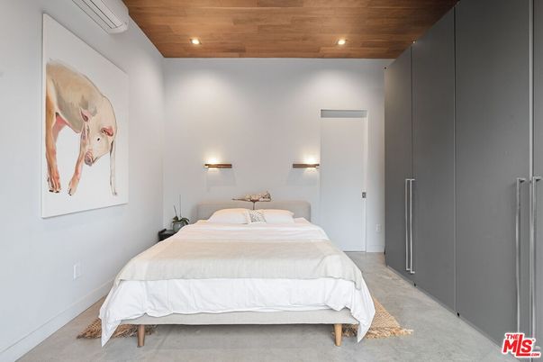 Bedroom, Interior, Recessed Lighting, Wooden Ceilings