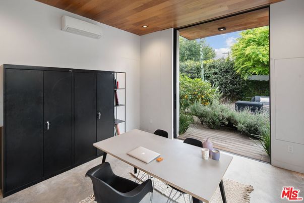 Home Office, Interior, Recessed Lighting, Wooden Ceilings