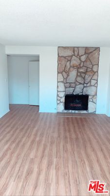 Empty room, Fireplace, Interior, Wood Texture Flooring