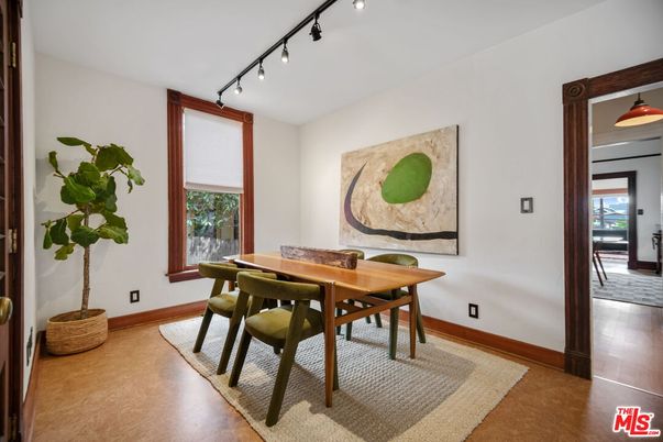 Dining room, Interior, Wood Texture Flooring