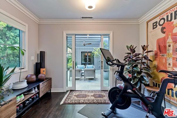 Fitness Equipment, Interior, Wood Texture Flooring