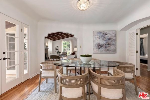Dining room, Interior, Wood Texture Flooring