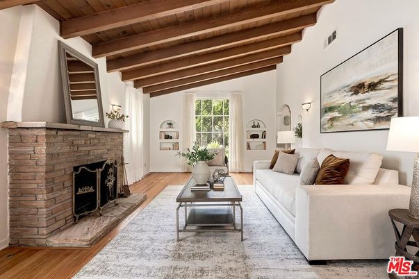 Fireplace, Interior, Living room, Wooden Beams, Wooden Ceilings, Wood Texture Flooring