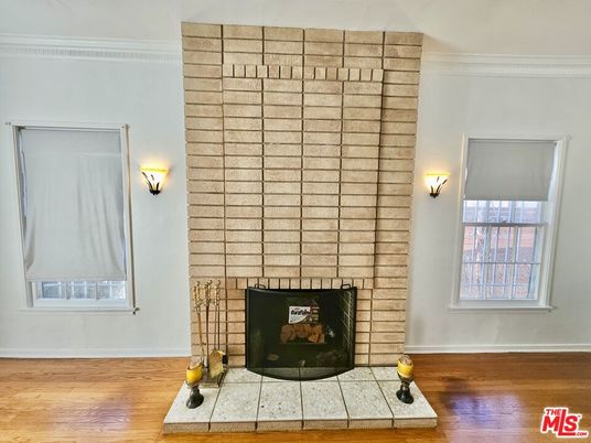 Fireplace, Interior, Wood Texture Flooring
