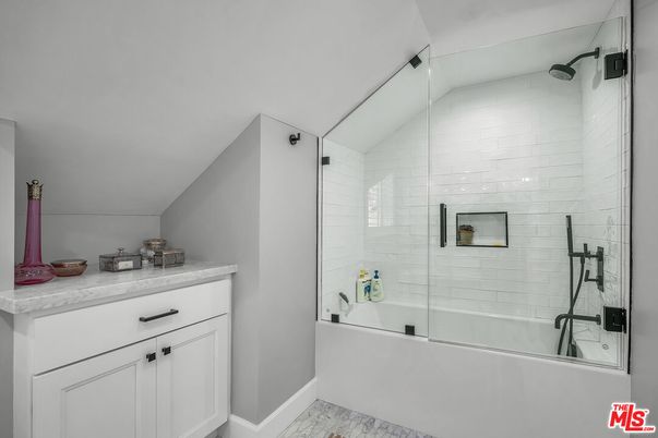 Bathroom, Glass Shower, Interior, Marble