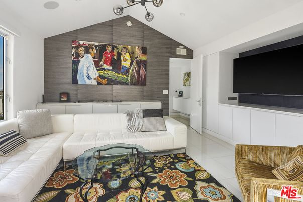 Interior, Living room, Recessed Lighting, Wooden Walls