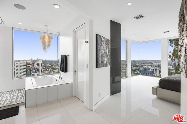 Bathroom, Chandelier, Interior, Recessed Lighting