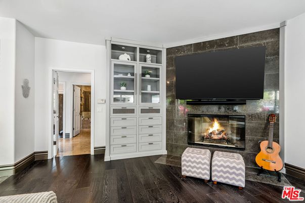 Fireplace, Interior, Wood Texture Flooring