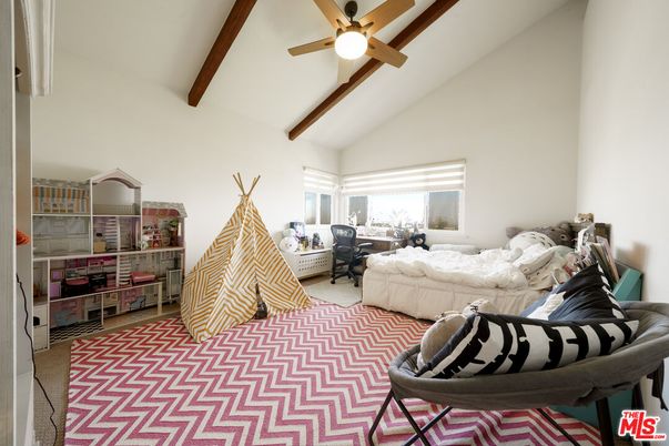 Bedroom, Interior, Wooden Beams