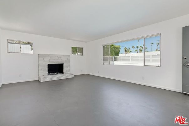 Empty room, Fireplace, Interior
