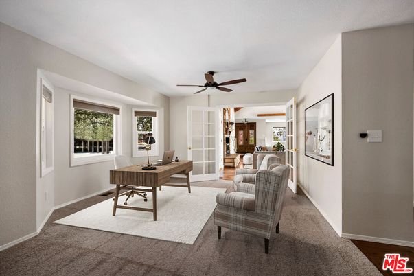 Home Office, Interior, Wood Texture Flooring