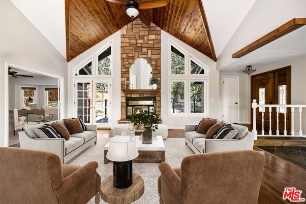 Fireplace, Interior, Living room, Stone Walls, Wooden Beams, Wooden Ceilings
