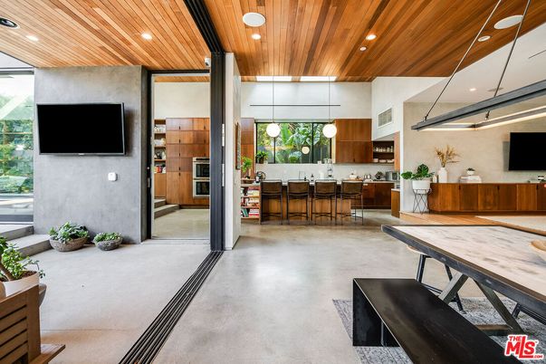 Interior, Kitchen, Pendant Lights, Recessed Lighting, Wooden Ceilings