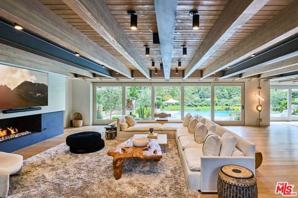 Fireplace, Interior, Living room, Wooden Beams, Wooden Ceilings, Wood Texture Flooring