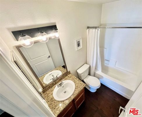 Bathroom, Dual Sink Vanities, Interior, Wood Texture Flooring