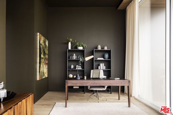 Home Office, Interior, Wood Texture Flooring