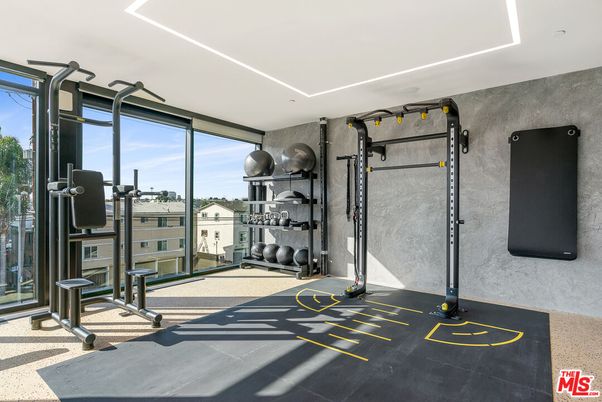 Fitness Equipment, Interior, Recessed Lighting