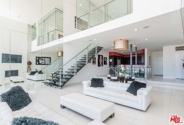 Interior, Living room, Recessed Lighting