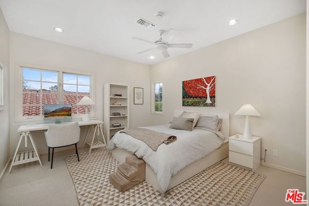 Bedroom, Home Office, Interior, Recessed Lighting
