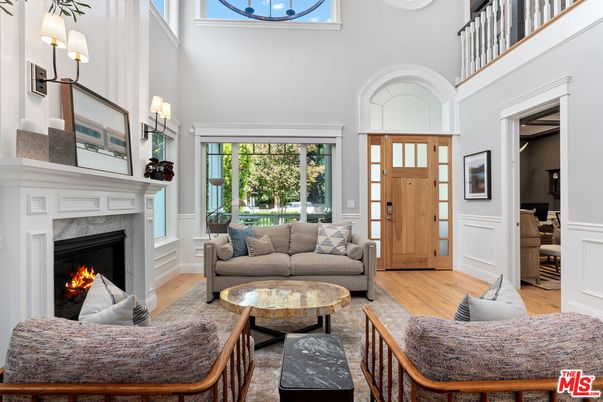 Fireplace, Interior, Living room, Wood Texture Flooring