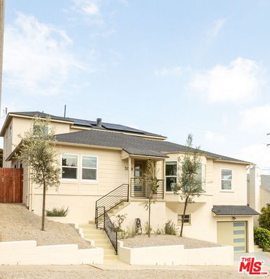 Attached, Exterior, Facade, Solar Panels, Ranch
