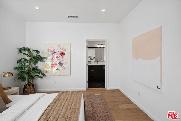 Bathroom, Bedroom, Interior, Recessed Lighting, Wood Texture Flooring