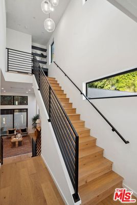 Dining room, Interior, Pendant Lights, Recessed Lighting, Wood Texture Flooring
