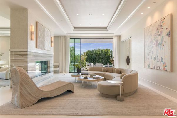 Fireplace, Interior, Living room, Recessed Lighting