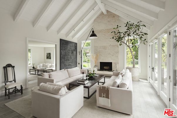 Fireplace, Interior, Living room, Wood Texture Flooring