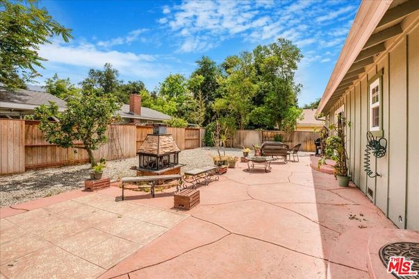 Backyard, Exterior, Fireplace