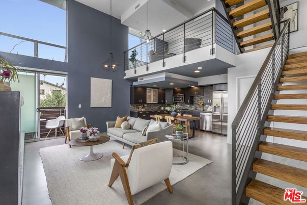 Dining room, Interior, Kitchen, Living room, Pendant Lights, Recessed Lighting, Stainless Steel Appliances