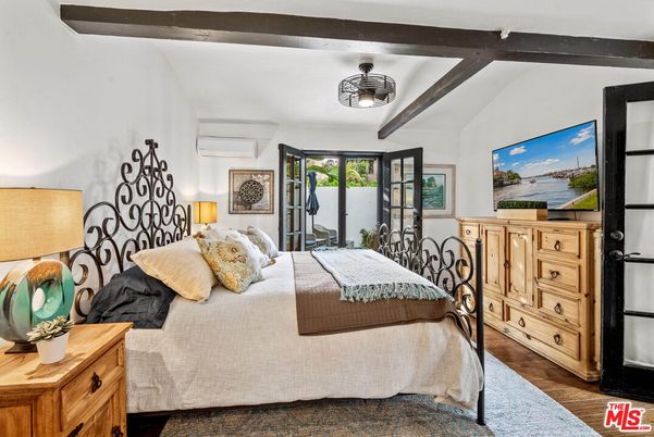 Bedroom, Interior, Wooden Beams, Wood Texture Flooring