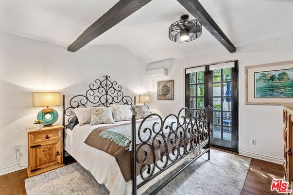 Bedroom, Interior, Wooden Beams, Wood Texture Flooring