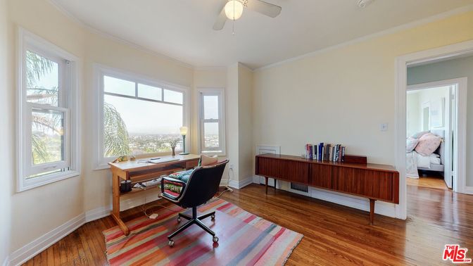 Home Office, Interior, Wood Texture Flooring