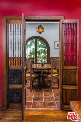 Dining room, Interior, Wood Texture Flooring