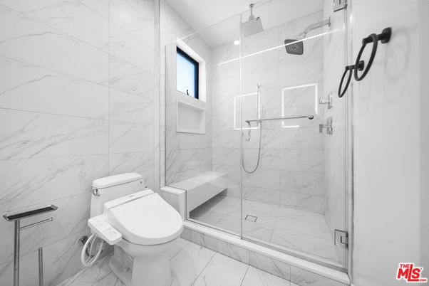 Bathroom, Glass Shower, Interior, Marble, Marble Walls