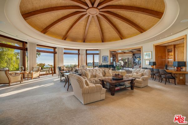 Interior, Living room, Recessed Lighting, Wooden Beams, Wooden Ceilings