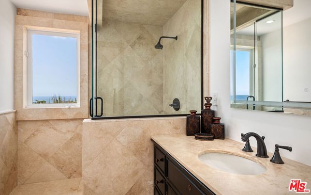 Bathroom, Glass Shower, Interior, Recessed Lighting, Water