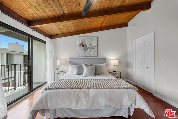 Bedroom, Interior, Wooden Beams, Wooden Ceilings, Wood Texture Flooring