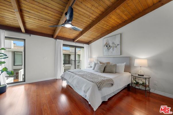 Bedroom, Interior, Wooden Beams, Wooden Ceilings, Wood Texture Flooring