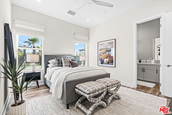 Bathroom, Bedroom, Interior, Recessed Lighting, Wood Texture Flooring