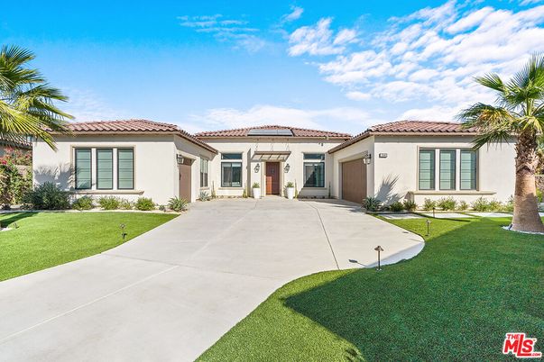 Attached, Backyard, Exterior, Facade, Solar Panels, Spanish Mediterranean