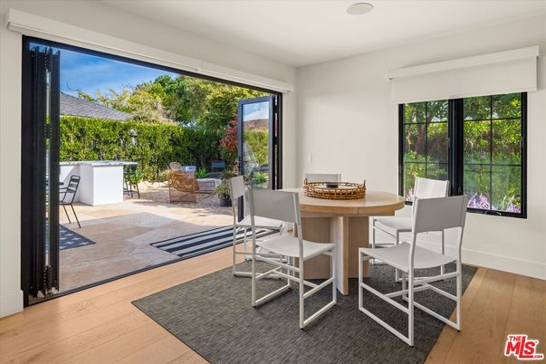 Dining room, Interior, Wood Texture Flooring