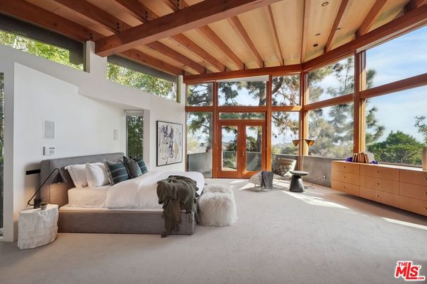 Bedroom, Interior, Wooden Beams