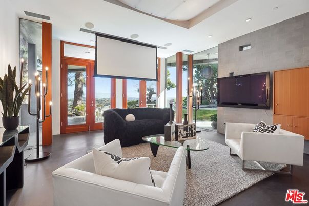 Interior, Living room, Recessed Lighting
